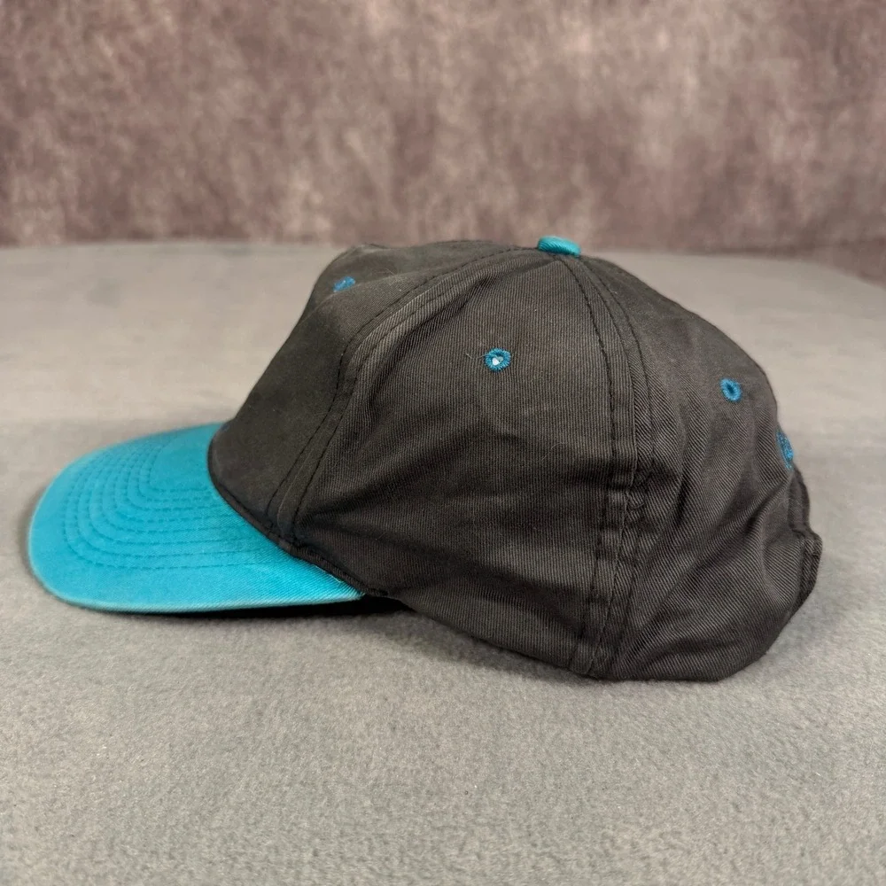 Vintage 90s Mickey Mouse Snapback Hat Mickey Unlimited Teal Grey Disney Cap
